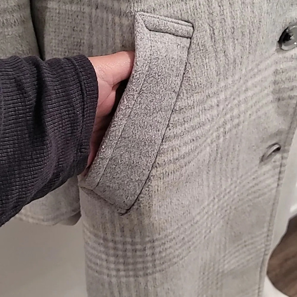 BERNARDO PLAID COAT - Picture 5 of 14